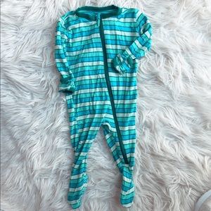 3-6M Boys Zipper Kickee Pants Footies